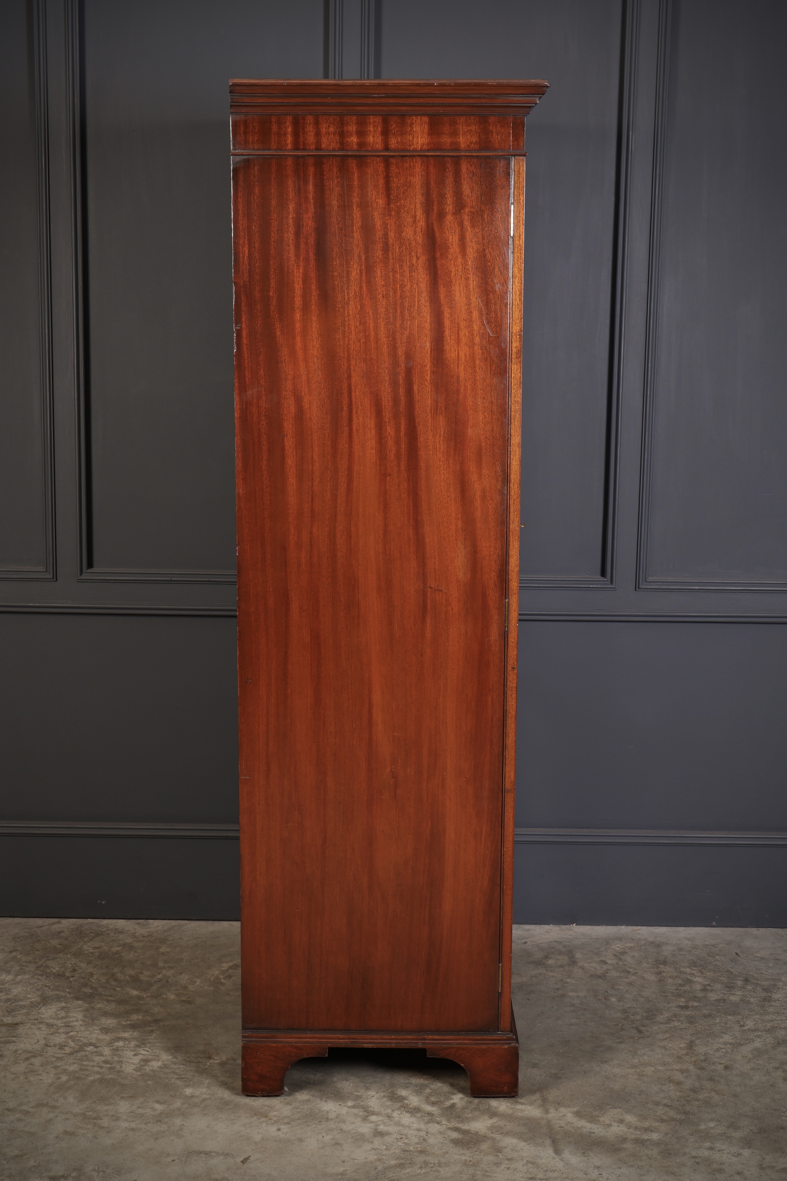 Small Mahogany Wardrobe antique wardrobes Antique Furniture 9